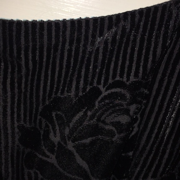 Anthropologie NWT Moulinette Soeurs Velvet Burnout Jumpsuit Wide Leg Tie Waist - Picture 7 of 11